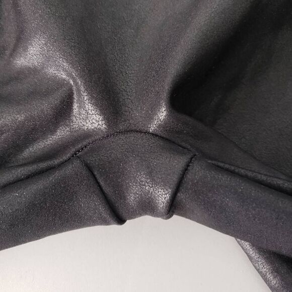 Spanx Black Faux Leather Leggings Size XL - Picture 11 of 12